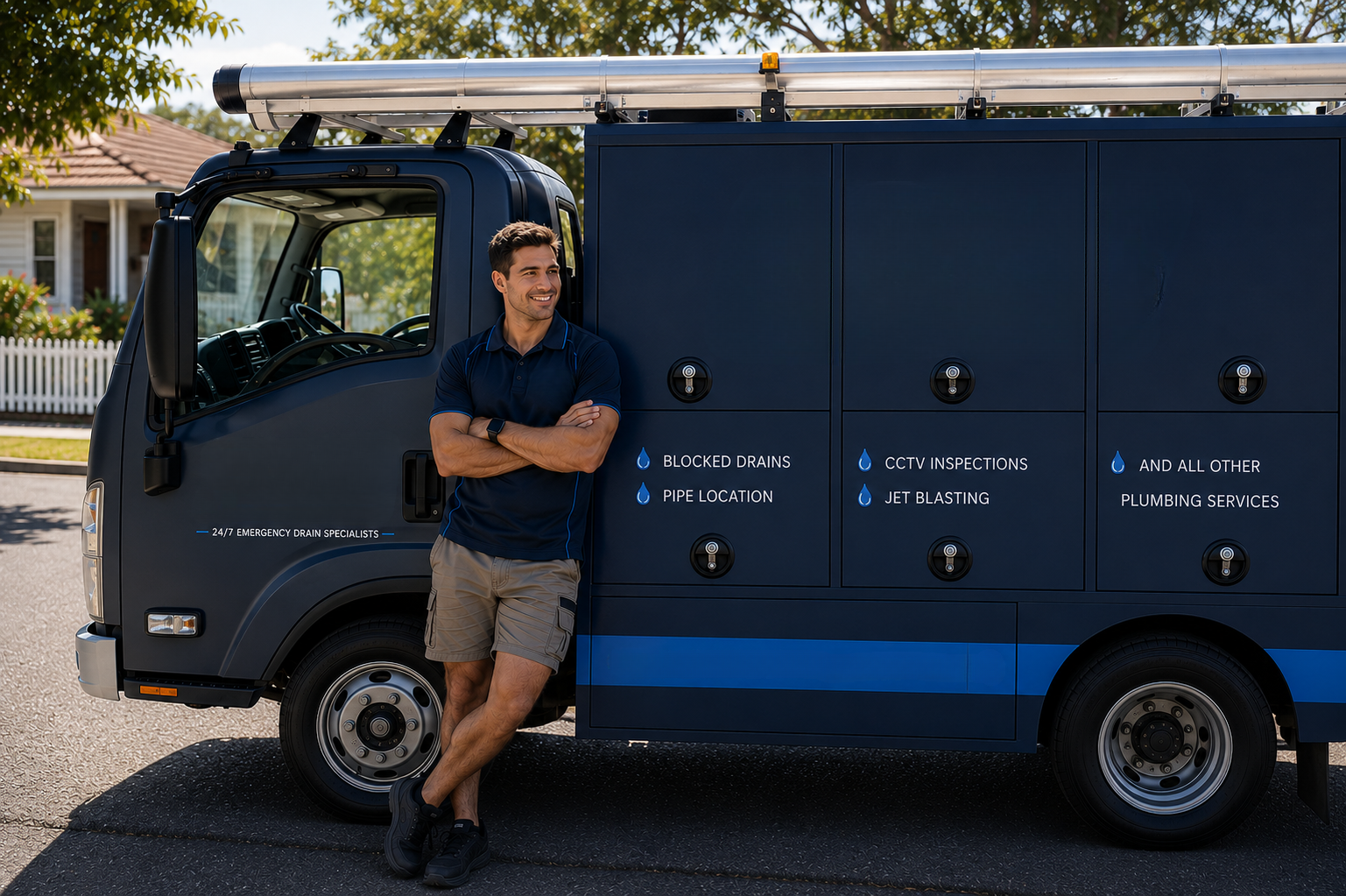 Plumber with Gymea Blocked Drains van